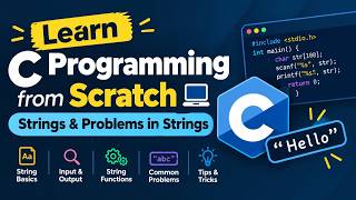 Strings and Problems in Strings in C🔥