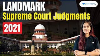 Landmark Supreme Court Judgements  2021  Clat Pg Preparation  Clat Pg  Llm clat