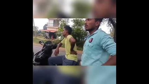 ஸ்கூட்டர் மிது 🚗கார் மோதல்
