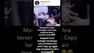 Zahra Tersenggol Coach Cepy Langsung Berkalori Memeluk Zahra da7 indosiar zahrada7 selfiyamma