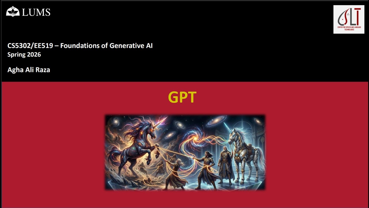 Generative AI L25: GPT pre-training objective, span corruption, comparisons of various models