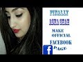 Asma Shah Finally  Make Official Page On Face Book By Reality Show In Ur...