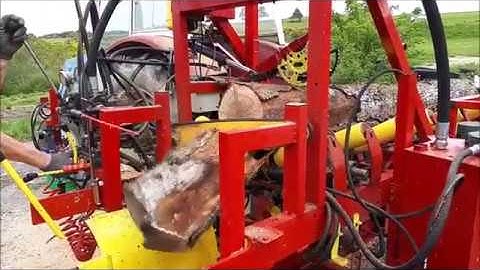 homemade firewood processor "picture and video"