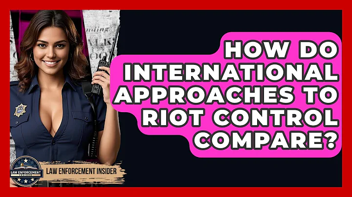 How Do International Approaches To Riot Control Compare? - Law Enforcement Insider
