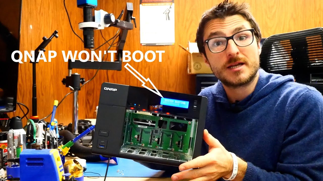 Fixed Boot Problem QNAP TS-653 PRO Advanced Repair - YouTube
