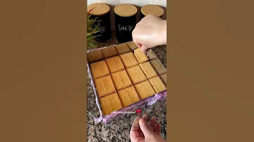 حلوى باردة بدون فرن لذيييييذة واقتصادية ضروري تجربوها حلويات طبخ Cooking اكسبلور Food Recipe 