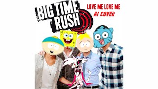 Butters, Gumball, SpongeBob and Cartman-Love Me Love Me Ft Angel Dust (AI Cover)