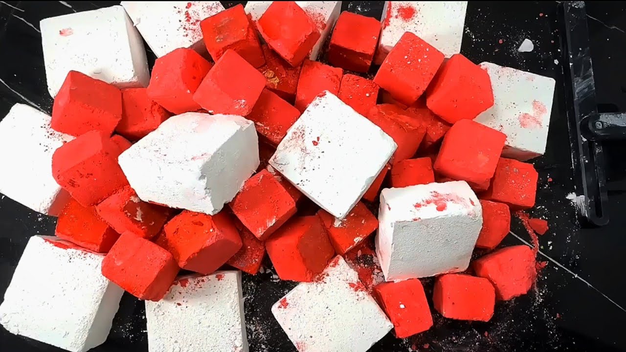 1 Hour 🎧 Gym Chalk Long Compilation Crush | Asmr | Oddly Satisfying | @ASMRgymchalkIndonesia