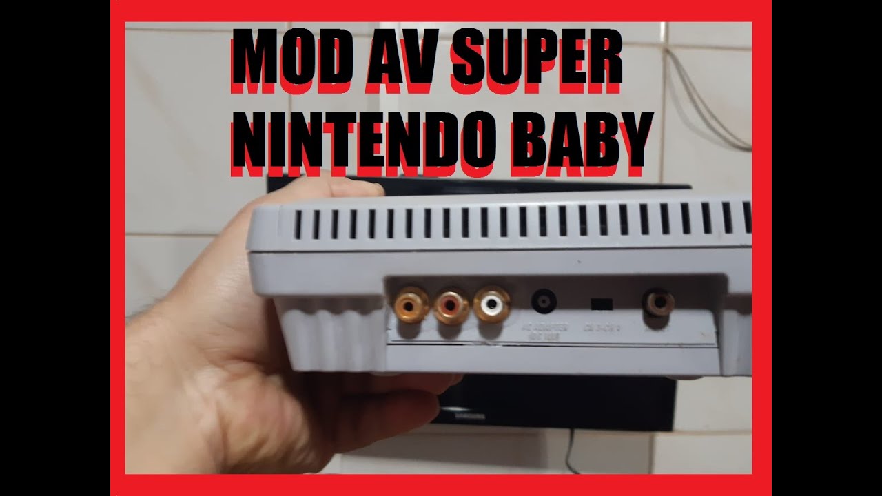 Snes Av Mod MOD AV - COMO COLOCAR SAÍDA AV NO SUPER NINTENDO BABY - YouTube