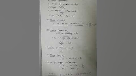 TNPSC group 2A Maths statistics
