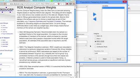 Calculating Frequencies in RDSA