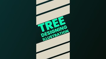 Creating Tree in Illustrator..! #shorts #youtube #Illustrator #tree