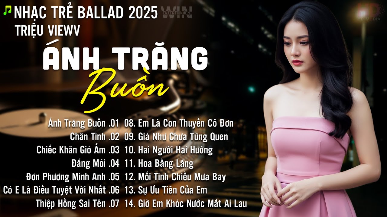 Ánh Trăng Buồn - Nhạc Trẻ Ballad Hot Nhất 2026 | Playlist Nhạc Trẻ Tâm Trạng Chạm Đến Mọi Cảm Xúc