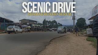 Scenic Drive Through Kenyas Countryside Shamakhokho To Serem Market
