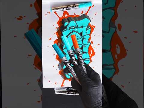 FRESH GRAFFITI SKETCH #shorts #graffiti #sketch