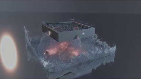 Blender + FLIP fluids + Fracture Modifier [Breakdown]