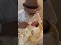 Professor Mushtaque reciting azaan in the ear of new born baby Hassan bin sheereen on 29 July 2025