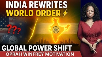 🔥 How India’s Vision Just Shifted Global Power Forever | OPRAH WINFREY