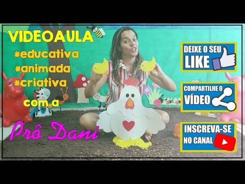 VIDEOAULA 22 - Os Pintinhos Dizem - Educação Infantil #educaçãoinfantil #teacher #live #videoaula