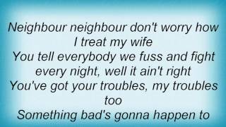 Status Quo - Neighbour Neighbour Lyrics