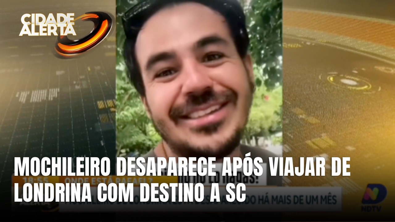 Mochileiro de Londrina está desaparecido há mais de um mês em Santa Catarina