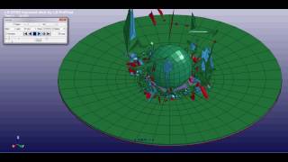 3D FEM Simulation of High-velocity Impact on Carbon/Epoxy Composite Laminates - LS DYNA