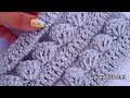 كروشية غرزة المثلثات المجسمة سهلة للمبتدئين - Amazing!! Crochet 3D triangle stitch