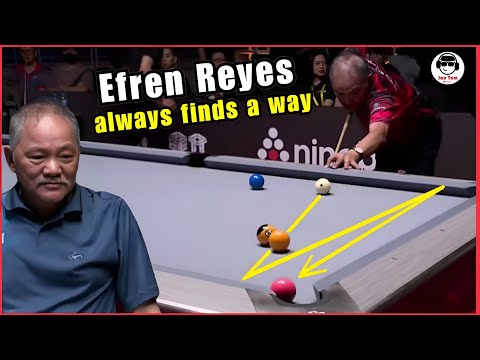 Efren Reyes always finds a way