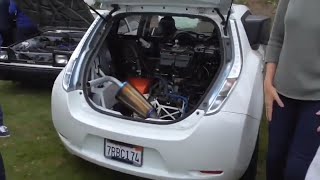 Nissan LEAF with an added gas engine !
