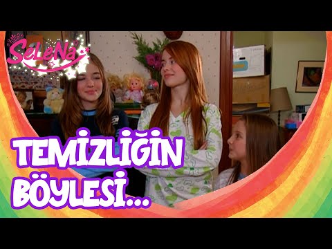 Kızlar Özel Güçleriyle Odalarını Temizlediler - Selena Sahneler