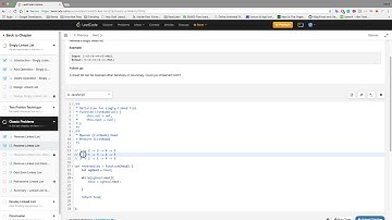 LeetCode 206 - Reversing a Singly Linked List Solution