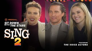 Sit Down with the Stars of Sing 2 – Regal Theatres HD