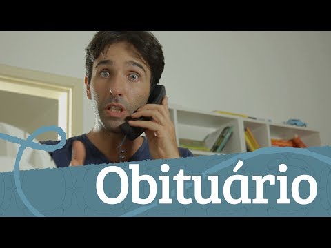 Vídeo: Como Escrever Um Obituário