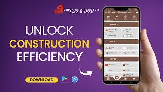 Unlock Effortless Construction Calculations with Brick Work & Plaster Calculator App! #construction screenshot 3