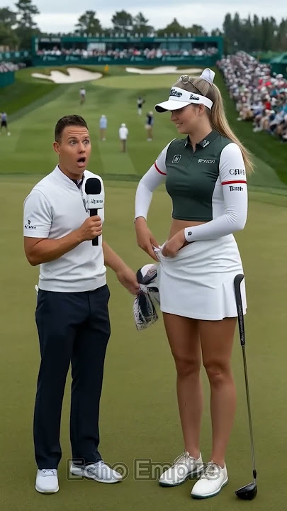 One bold move from the tallest golfer changed everything 🏌️♀️⚡#golf #short #tallwomen #sports