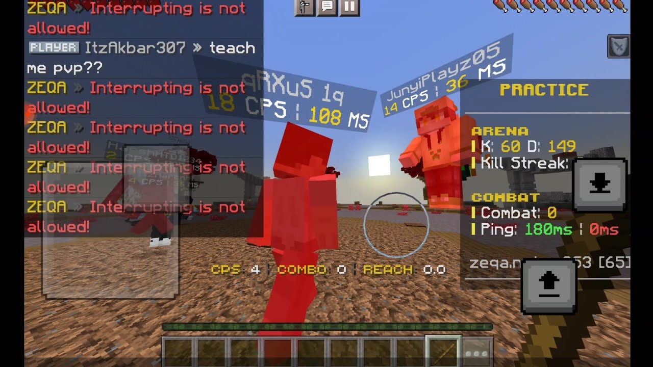 ZEQA PVP #pvp #zeqa #minecraft #viral - YouTube