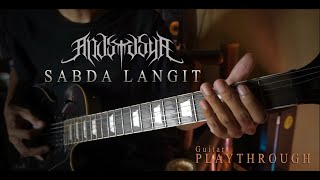 ANASTASYA - SABDA LANGIT ' Guitar Playthrough ' Aliez Shenoda On Studio