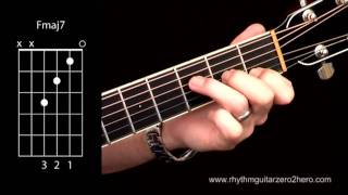 Acoustic Guitar Chords - Learn To Play F Major 7