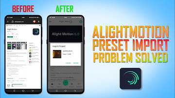 How to Solve Alightmotion Preset Import Problem || AM Preset Opening in Browser Problem Sloved 💯
