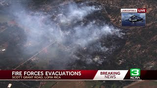 A look at the Scott Fire burning in Yuba County A look at the Scott Fire burning in Yuba County