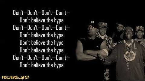 Don’t Believe the Hype Lyric Video version - Lyric Video performance video thumbnail