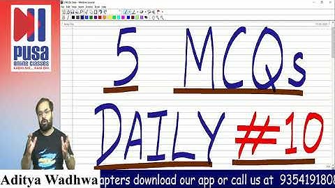 Accounts Class 12 | 5 MCQs Daily @ 8:30 PM | Day 10 by Aditya Wadhwa sir