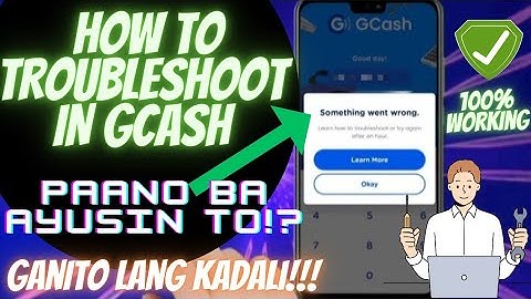 #something went wrong sa gcash paano maayos|Learn how to troubleshoot|Gcash Network Connection Error