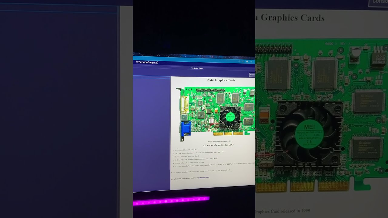 freeCodeCamp.org Tribute page complete!! 