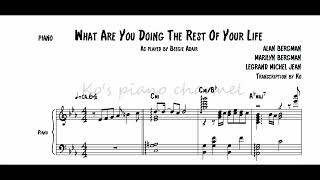 What Are You Doing The Rest Of Your Life · Beegie Adair piano solo transcription