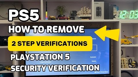 How To Remove 2 Step Verification On PSN Account PlayStation 5