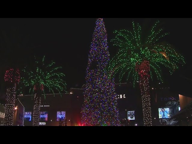 South Coast Plaza Christmas Tree Lighting Ceremony