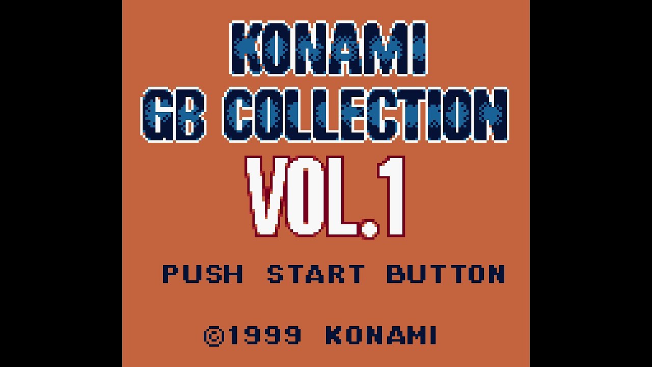 Konami GB Collection Vol 1. [GBC - Konami]. (1999). Full Playthrough.