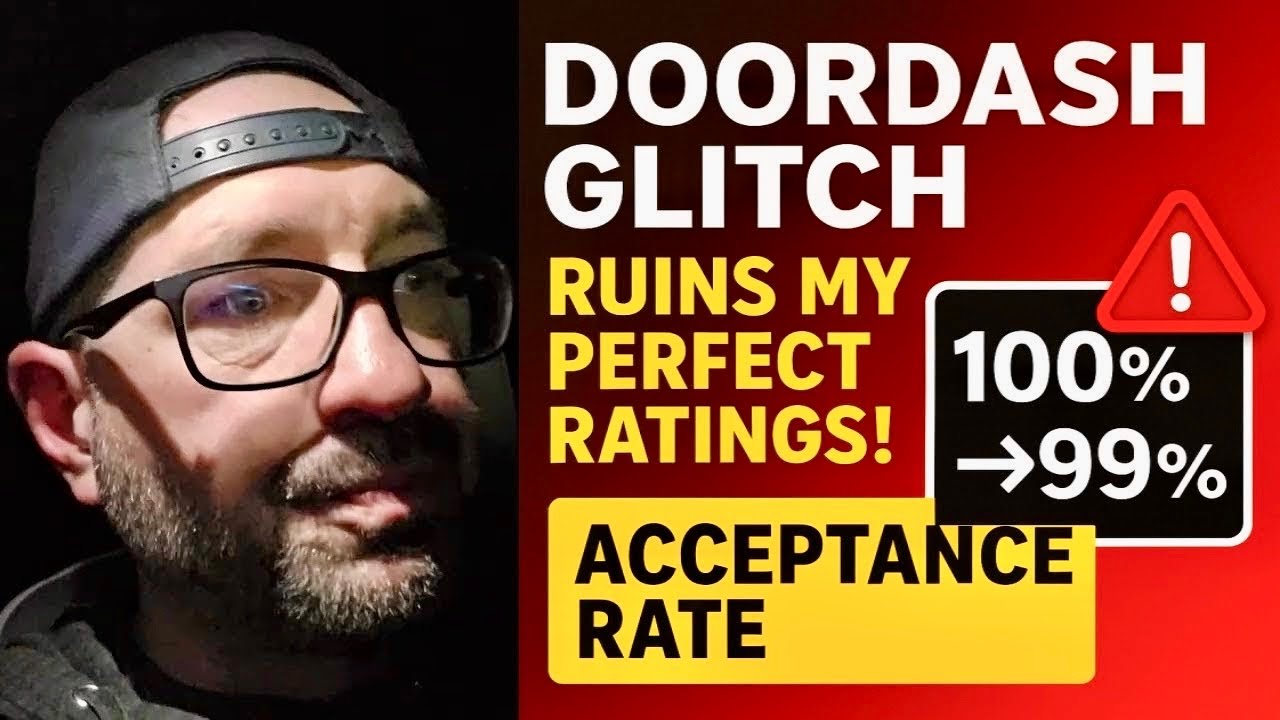 DoorDash Glitch Ruins My Perfect Ratings! (Acceptance Rate / Accepting Everything Challenge)