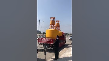 HBF1.8 Fiberglass Navigation Buoy IALA Standard Color Is Bright And Visually Effective.